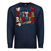 Navy hey batter batter swing baseball Premium Sweatshirt - Jasminsmagicworld