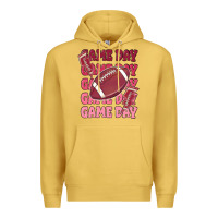 Antique Gold game day football Premium Hoodie - MaliasSmallBusiness