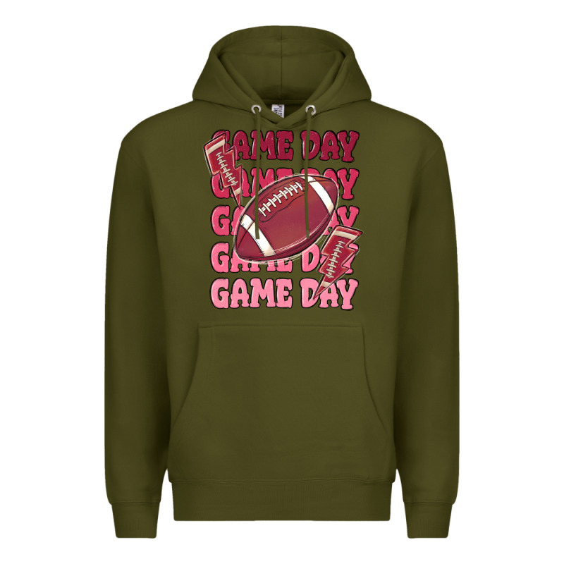 Game Day Football Premium Hoodie by MaliasSmallBusiness | Teevron
