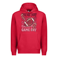 Cardinal game day football Premium Hoodie - MaliasSmallBusiness