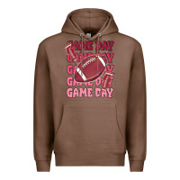 Chestnut game day football Premium Hoodie - MaliasSmallBusiness