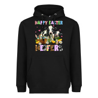 Black happy easter heifer's Heavyweight Hoodie - AdoDesignShop
