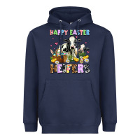 Navy happy easter heifer's Heavyweight Hoodie - AdoDesignShop