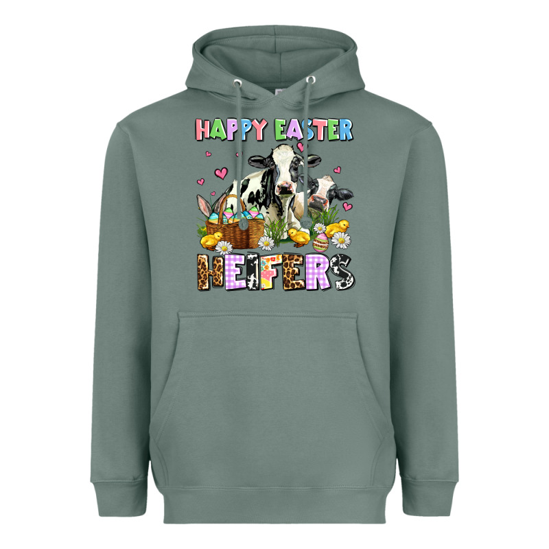 Happy Easter Heifer's Heavyweight Hoodie by AdoDesignShop | Teevron