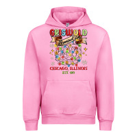 Fuchsia Pink griswold illumination Urban Hoodie - MaliasSmallBusiness
