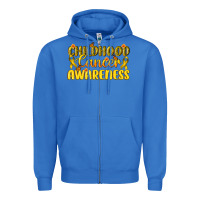 True Royal Childhood Cancer Awareness Zipper Hoodie - texasbilliewilder