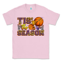 Bubblegum Pink tis' the season basketball Classic Tee - Zillion Design Studio