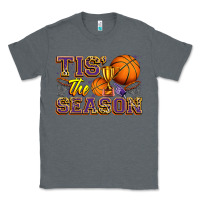 Charcoal Heather tis' the season basketball Classic Tee - Zillion Design Studio