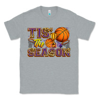 Heather Grey tis' the season basketball Classic Tee - Zillion Design Studio