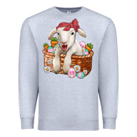 Heather Grey easter lamb Premium Sweatshirt - Jasminsmagicworld