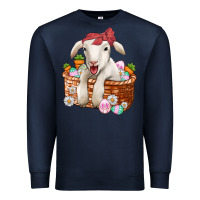 Navy easter lamb Premium Sweatshirt - Jasminsmagicworld