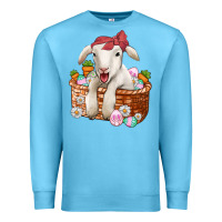 Ocean Blue easter lamb Premium Sweatshirt - Jasminsmagicworld