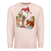 Pale Pink easter lamb Premium Sweatshirt - Jasminsmagicworld