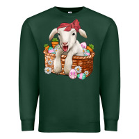 Sports Green easter lamb Premium Sweatshirt - Jasminsmagicworld