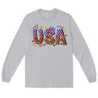 Moon Dust usa 4th of july bw Long Sleeve Tee - texasbilliewilder