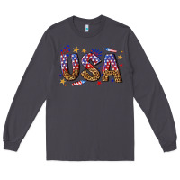 Smoke usa 4th of july bw Long Sleeve Tee - texasbilliewilder