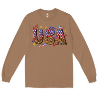Toasted Coconut usa 4th of july bw Long Sleeve Tee - texasbilliewilder
