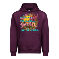 Mauve Wine heres your one chance fancy Urban Hoodie - NancyCooperArtShop