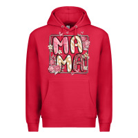 Cardinal floral mama Premium Hoodie - MaliasSmallBusiness