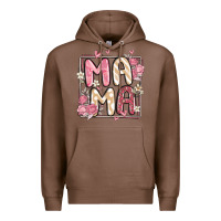 Chestnut floral mama Premium Hoodie - MaliasSmallBusiness