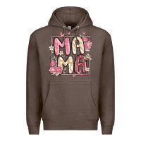 Coffee floral mama Premium Hoodie - MaliasSmallBusiness