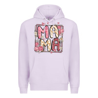 Lilac floral mama Premium Hoodie - MaliasSmallBusiness