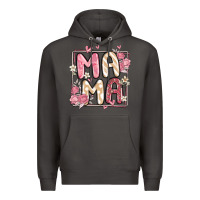 Smoke floral mama Premium Hoodie - MaliasSmallBusiness