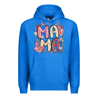 True Royal floral mama Premium Hoodie - MaliasSmallBusiness
