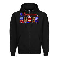 Black American nurse Zipper Hoodie - Zillion Design Studio