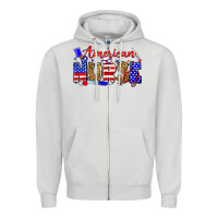 Dove Grey American nurse Zipper Hoodie - Zillion Design Studio