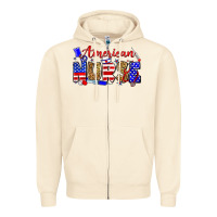 Sandshell American nurse Zipper Hoodie - Zillion Design Studio