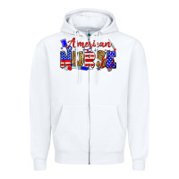 White American nurse Zipper Hoodie - Zillion Design Studio