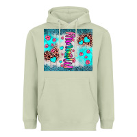 Matcha mommy leopard turquoise Heavyweight Hoodie - JahusDesignShop