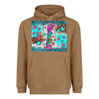 Toasted Coconut mommy leopard turquoise Heavyweight Hoodie - JahusDesignShop