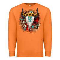 Carrot bullskull christmas Premium Sweatshirt - JahusDesignShop