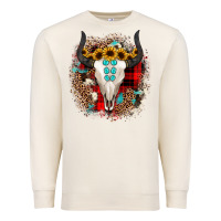 Sandshell bullskull christmas Premium Sweatshirt - JahusDesignShop