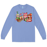Colony Blue strawberry farm fresh coffee cups Long Sleeve Tee - Zillion Design Studio