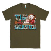 Army Green tis' the season baseball Classic Tee - Zillion Design Studio