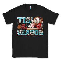 Black tis' the season baseball Classic Tee - Zillion Design Studio