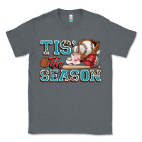 Charcoal Heather tis' the season baseball Classic Tee - Zillion Design Studio
