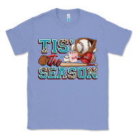 Colony Blue tis' the season baseball Classic Tee - Zillion Design Studio
