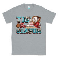 Heather Grey tis' the season baseball Classic Tee - Zillion Design Studio