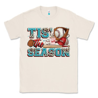 Natural tis' the season baseball Classic Tee - Zillion Design Studio