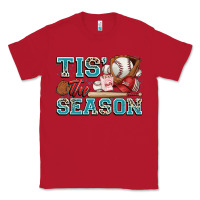 Red tis' the season baseball Classic Tee - Zillion Design Studio