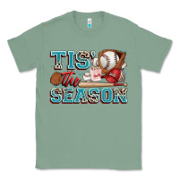Sage tis' the season baseball Classic Tee - Zillion Design Studio
