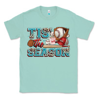 Seafoam tis' the season baseball Classic Tee - Zillion Design Studio