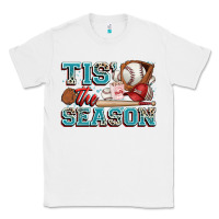 White tis' the season baseball Classic Tee - Zillion Design Studio