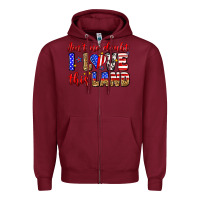 Burgundy ain't no doubt i love this land Zipper Hoodie - Zillion Design Studio