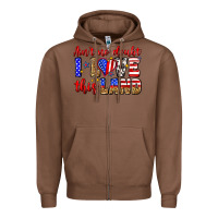 Chestnut ain't no doubt i love this land Zipper Hoodie - Zillion Design Studio