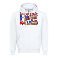 White ain't no doubt i love this land Zipper Hoodie - Zillion Design Studio